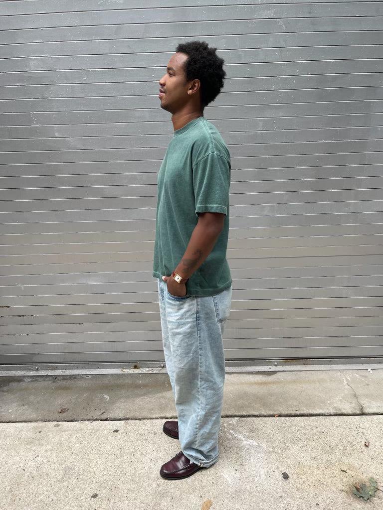 OIL GREEN T-SHIRT