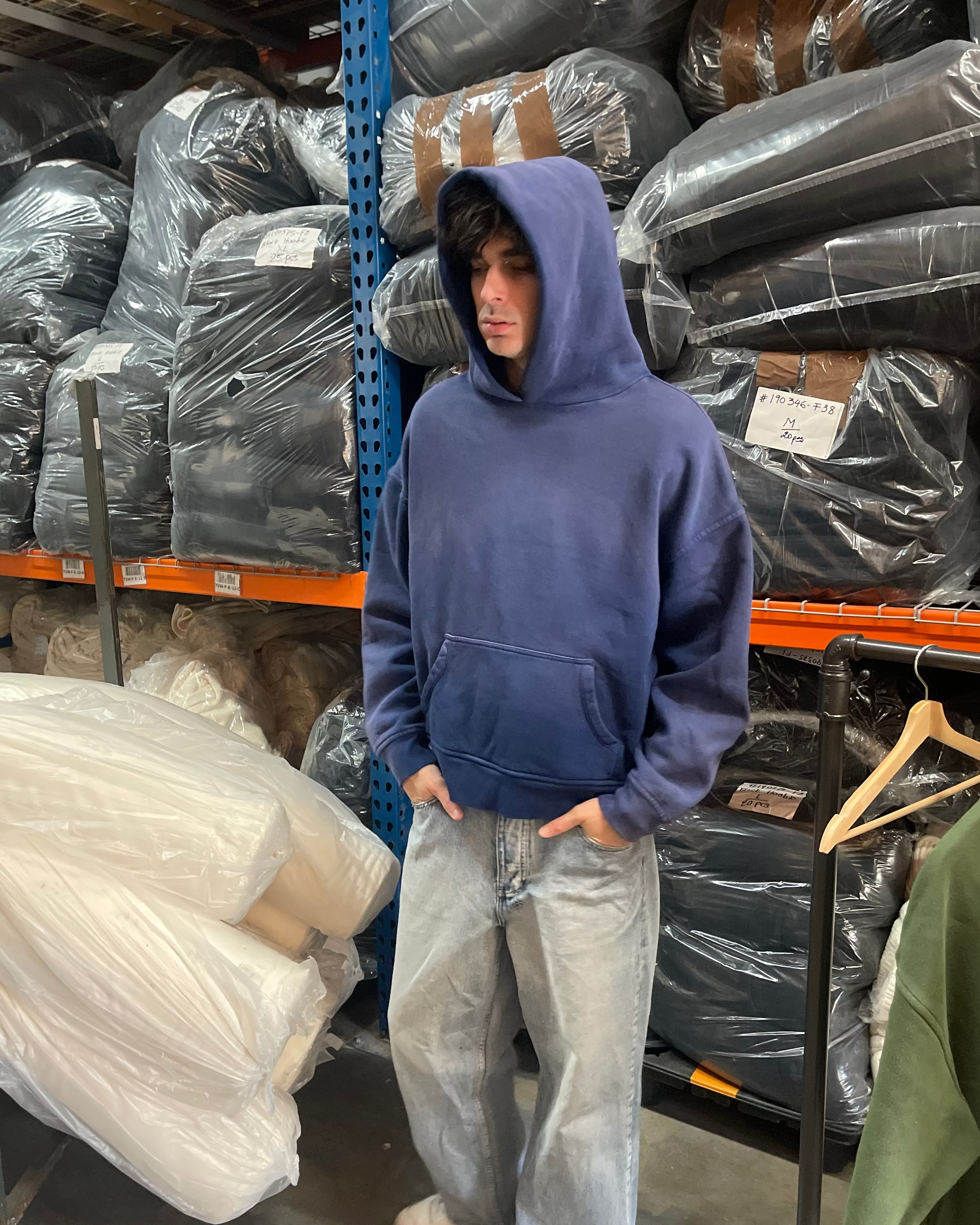 FADED NAVY HOODIE